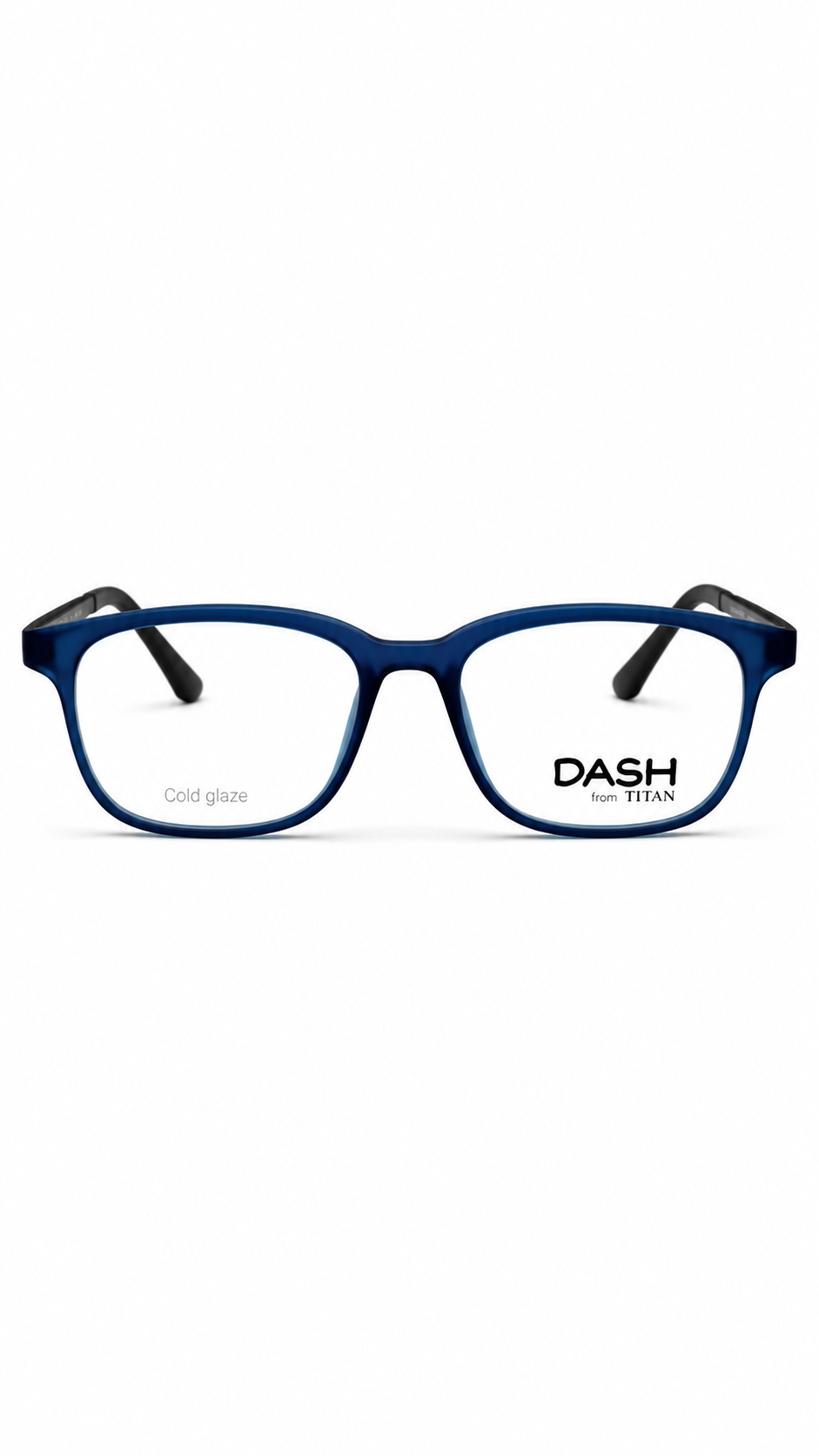 DASH DK120MFP2 from Titan Blue Rectangular Optical Eyeglasses