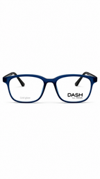 DASH DK120MFP2 from Titan Blue Rectangular Optical Eyeglasses
