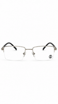 Cartier 4818095 Classic Silver Metal Rectangular Optical Glasses – Premium Eyeglass Frame