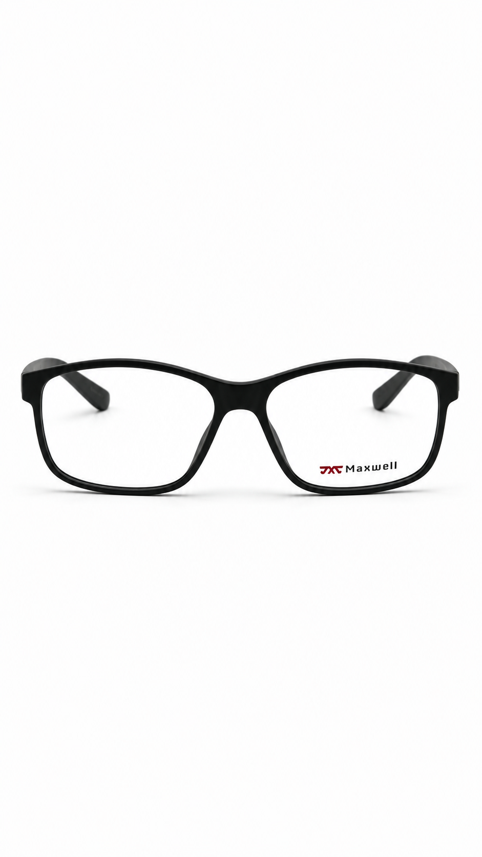Maxwell Black Rectangular Eyeglasses – Classic Optical Frame