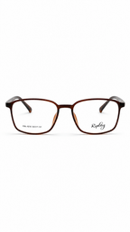 Ripley Burgundy Rectangular Eyeglasses – Classic Optical Frame
