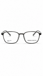 Bonanza BZ BL-7126 Classic Rectangular Eyeglasses – Black & Tortoise