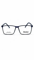 Market Eyewear 001 Rectangular Eyeglasses – Navy Blue TR90 Frame
