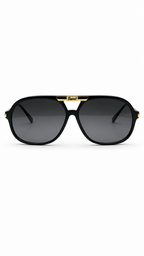 Persol 6403/ 12/44 GL 12-135 Black  Sunglasses – Classic Gold Detail