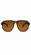 Carrera 6816 C2 Black Square Sunglasses with Brown Lenses – Retro Style