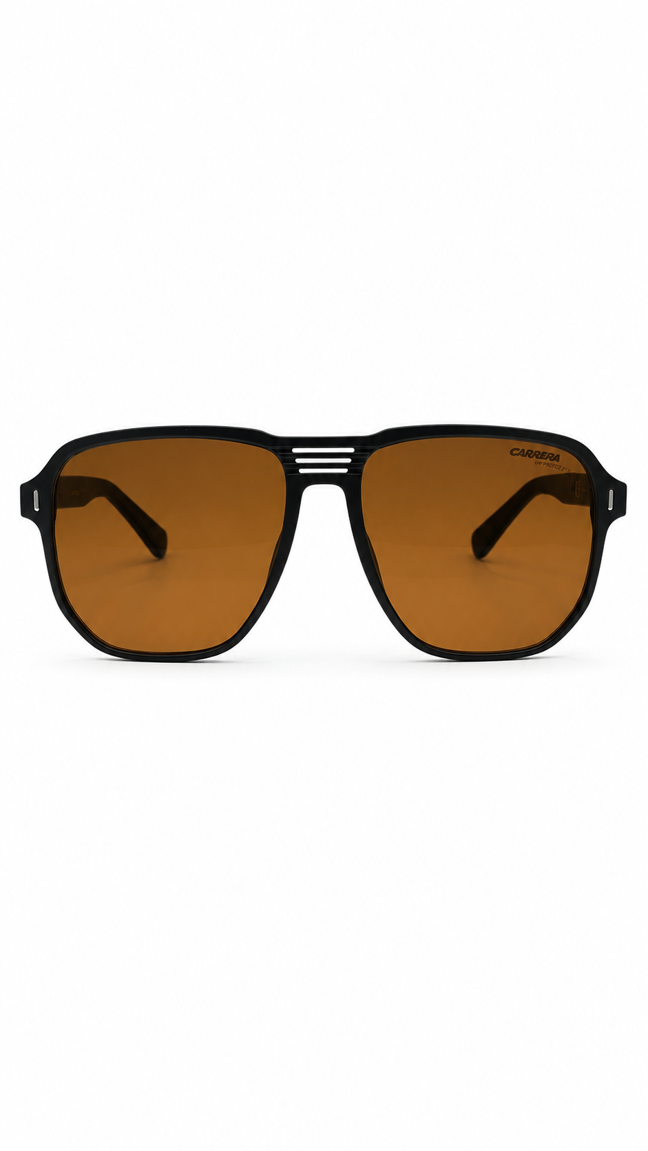 Carrera 6816 C2 Black Square Sunglasses with Brown Lenses – Retro Style