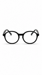 Black Round Eyeglasses – Classic Full-Rim Optical Frames