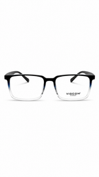 VIGCOM VG209 C3 Eyewear Black & Clear Rectangular Eyeglasses – Full Rim Optical Frames