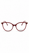 Burgundy Red Cat-Eye Eyeglasses – Full Rim Optical Frames