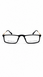 Tom Famous TR6812 Rectangular Eyeglasses – Black & Gold Frame