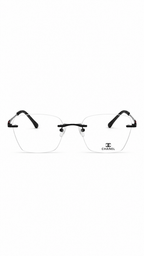 Chanel A4011 Rimless Clear Square Eyeglasses – Black & Transparent Optical Frames