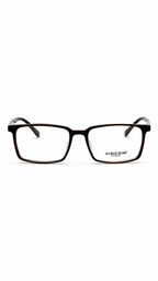 Vigcom Eyewear Brown Rectangular Glasses – Classic Optical Frames