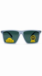 2113 Green Lens Sunglasses – Classic Square Frame UV Protection