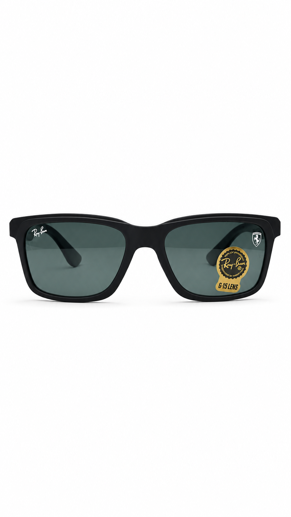 Ray-Ban Square Frame Sunglasses – Black G-15 Lenses