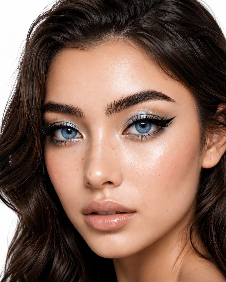 FreshKon NAHO Americano Blue Colored Contact Lenses