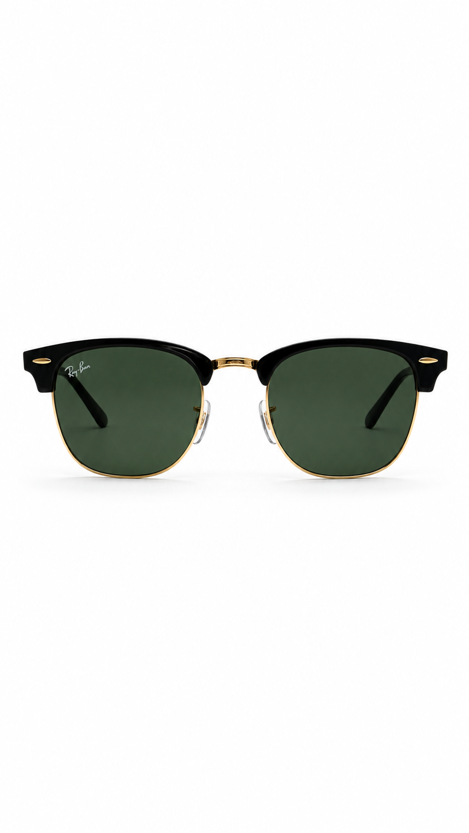 Ray-Ban Clubmaster RB3016 Black & Gold Sunglasses