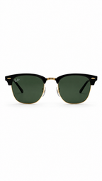 Ray-Ban Clubmaster RB3016 Black & Gold Sunglasses