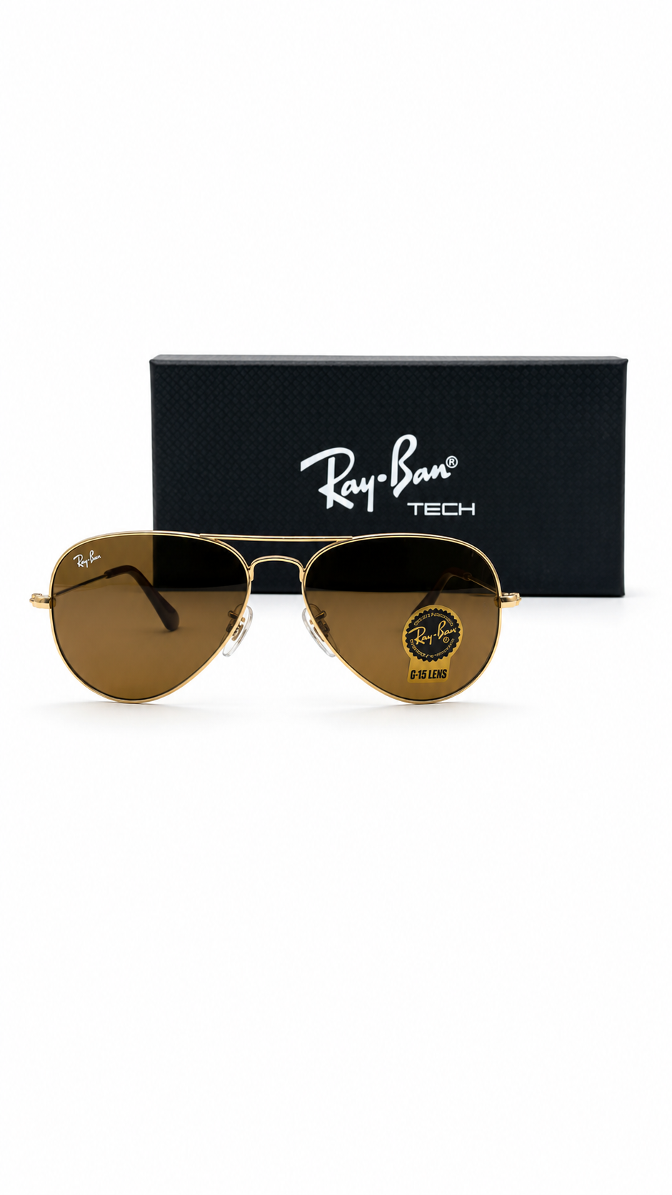 Ray-Ban RB3025 Aviator Large Metal Gold Sunglasses