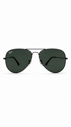 Ray-Ban RB3026 Aviator Large Metal Green Lens Sunglasses