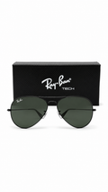 Ray-Ban RB3026 Aviator Large Metal Green Lens Sunglasses