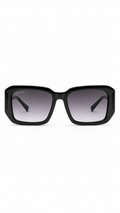 Gucci Interlocking G Rectangular Sunglasses – Black Frame / Grey Gradient Lenses (55-19-140)
