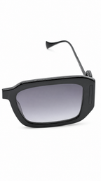 Gucci Interlocking G Rectangular Sunglasses – Black Frame / Grey Gradient Lenses (55-19-140)
