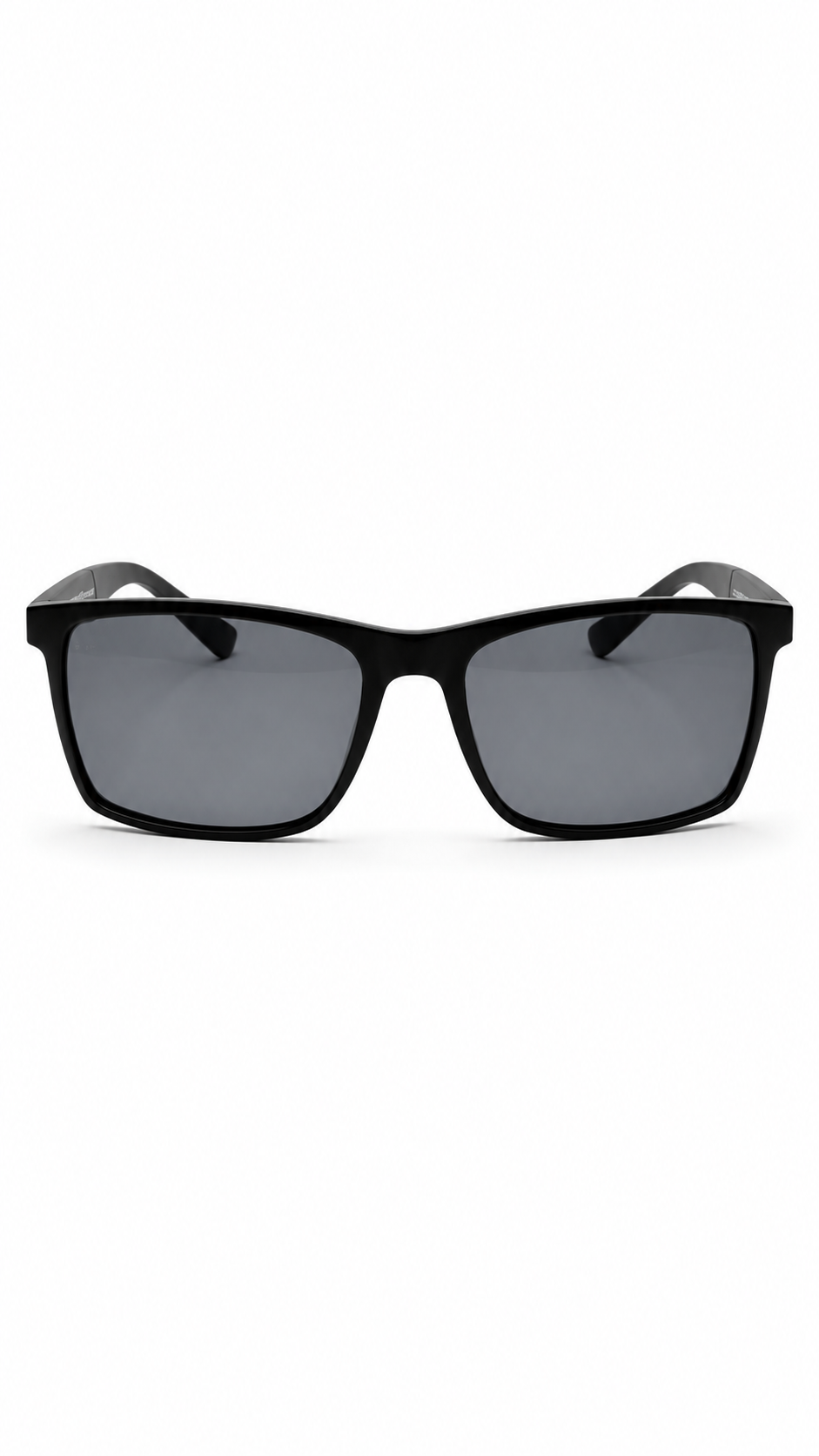 Lacoste Rectangular Matte Black Sunglasses – Silver Mirror Lenses (56-16-140)