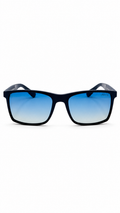 Lacoste Rectangular Matte Navy Sunglasses – Blue Gradient Lenses (56-16-140)