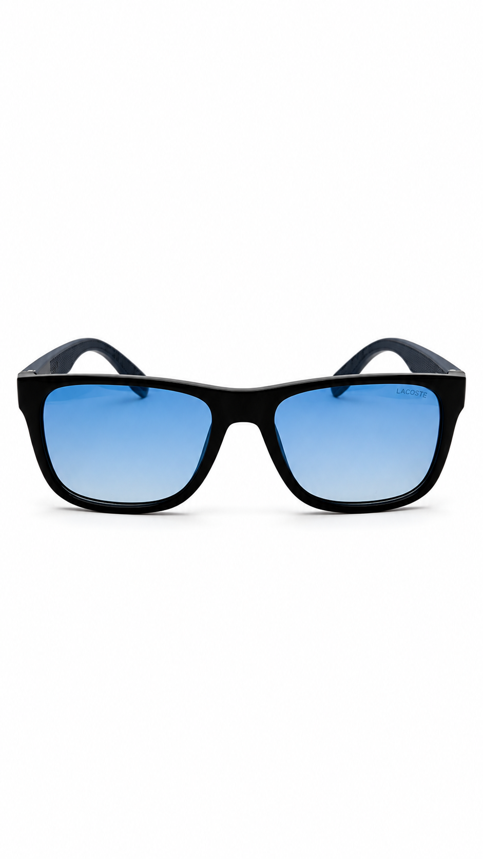 Lacoste  Matte Blue Sunglasses – Sky Blue Lenses (56-16-140)