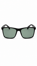 Lacoste Rectangular Matte Olive Sunglasses – Green Lenses (56-16-140)
