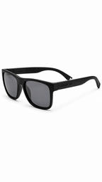 Lacoste Wayfarer-Style Matte Black Sunglasses – Grey Lenses (56-16-140)