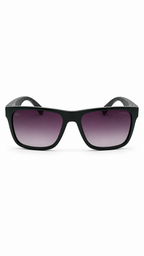 Lacoste Wayfarer-Style Matte Blue Sunglasses – Purple Gradient Lenses (56-16-140)