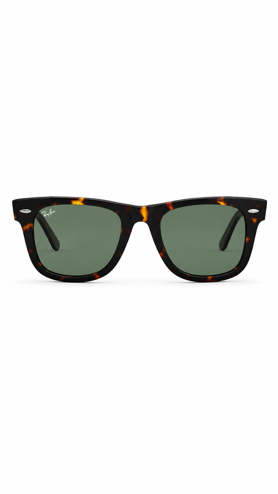 Ray-Ban Original Wayfarer Classic Sunglasses (RB 2140 902 50mm) – Tortoise Frame / G-15 Green Lenses
