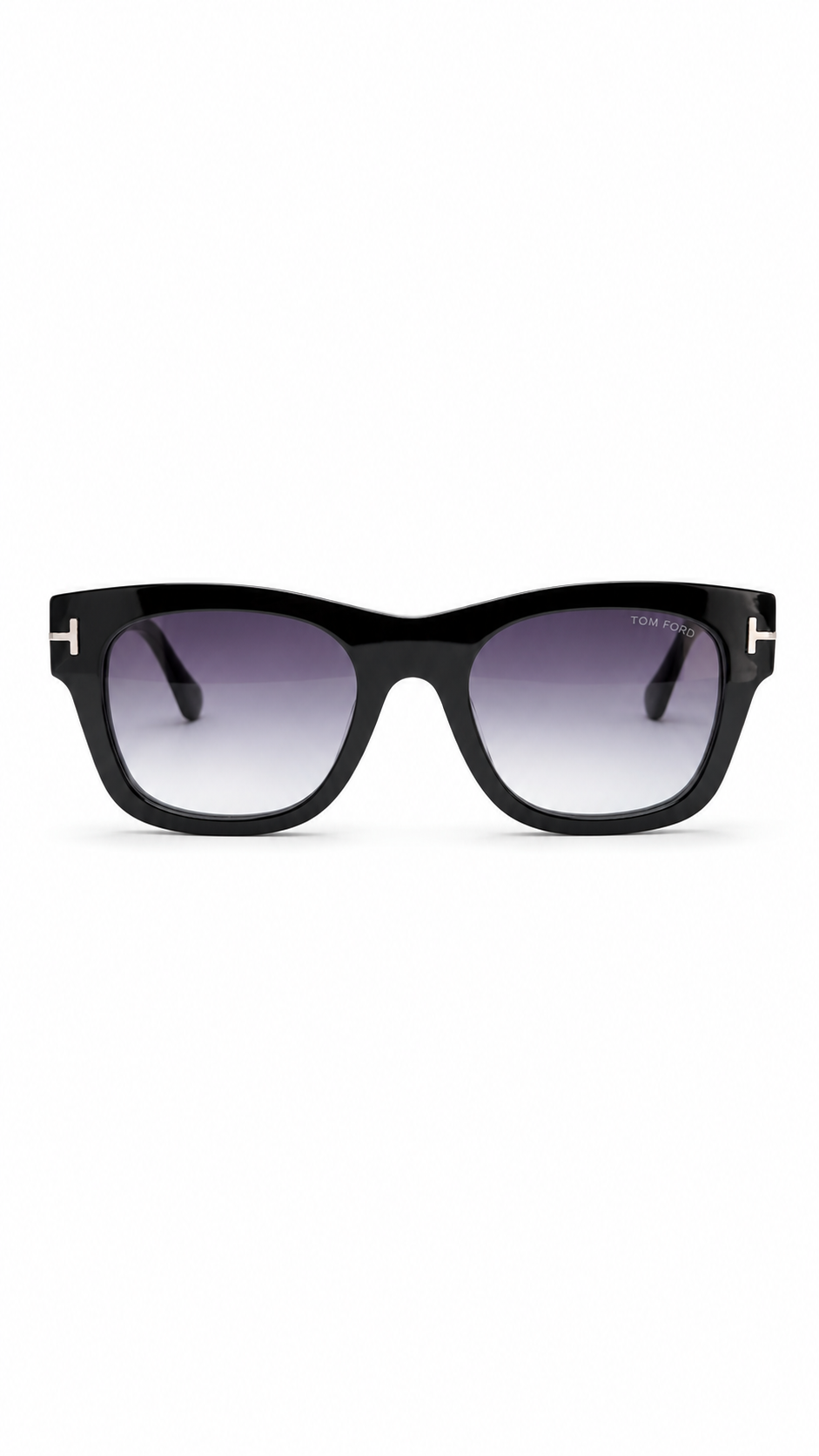 Tom Ford Emma-02 TF1314 01A Square Sunglasses – Black with Smoke Gradient Lenses