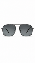 Montblanc MB0046S 001 Gunmetal Navigator Aviator Sunglasses