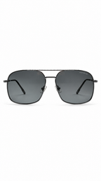 Montblanc MB0046S 001 Gunmetal Navigator Aviator Sunglasses