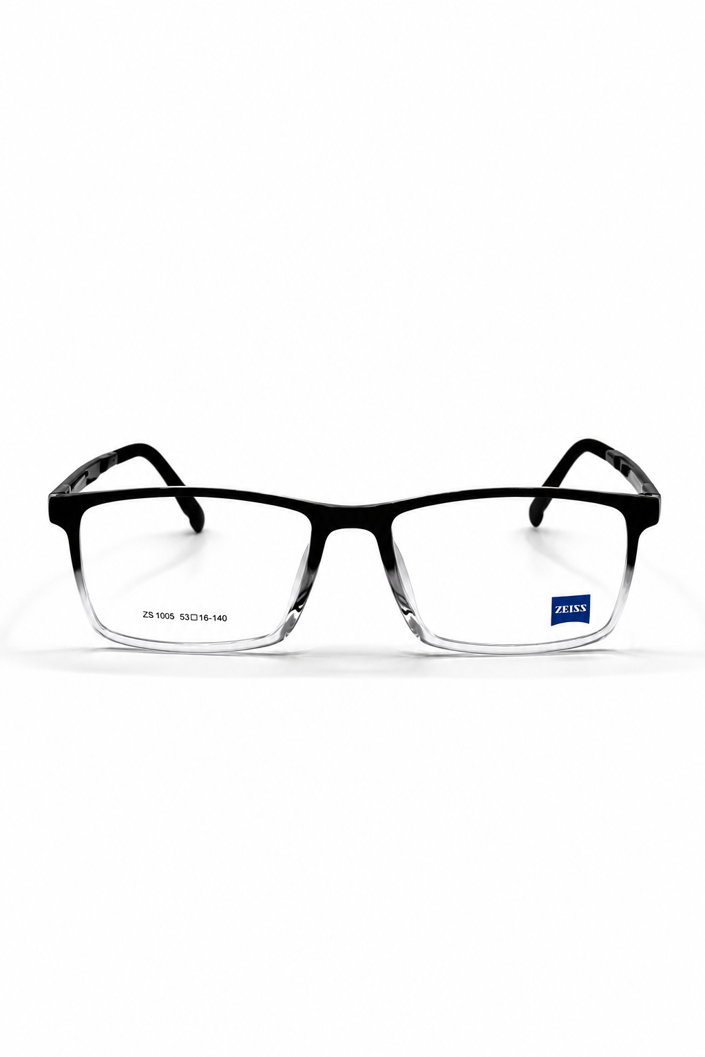 ZEISS ZS1005 Premium Men's Eyeglass Frame – Black Transparent