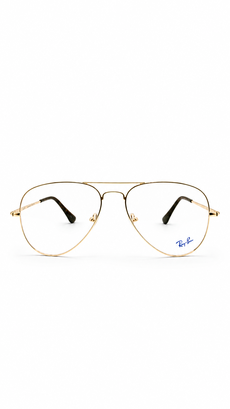 Ray-Ban Gold Aviator Eyeglass Frames – Classic Metal Pilot Optical Glasses