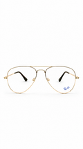 Ray-Ban Gold Aviator Eyeglass Frames – Classic Metal Pilot Optical Glasses
