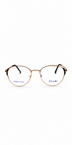 Clié Round Rose Gold Eyeglass Frames – Durable Phosphor Bronze Metal Eyewear