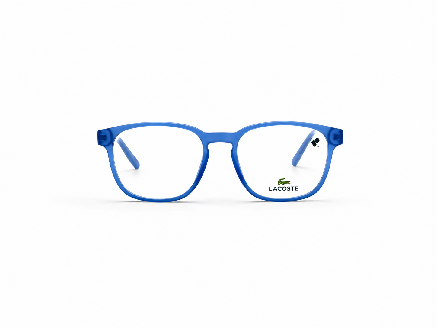 Lacoste Blue Round Optical Eyeglass Frame – Lightweight Full-Rim