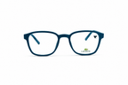 Lacoste Matte Blue Square Optical Eyeglass Frame – Lightweight Full-Rim