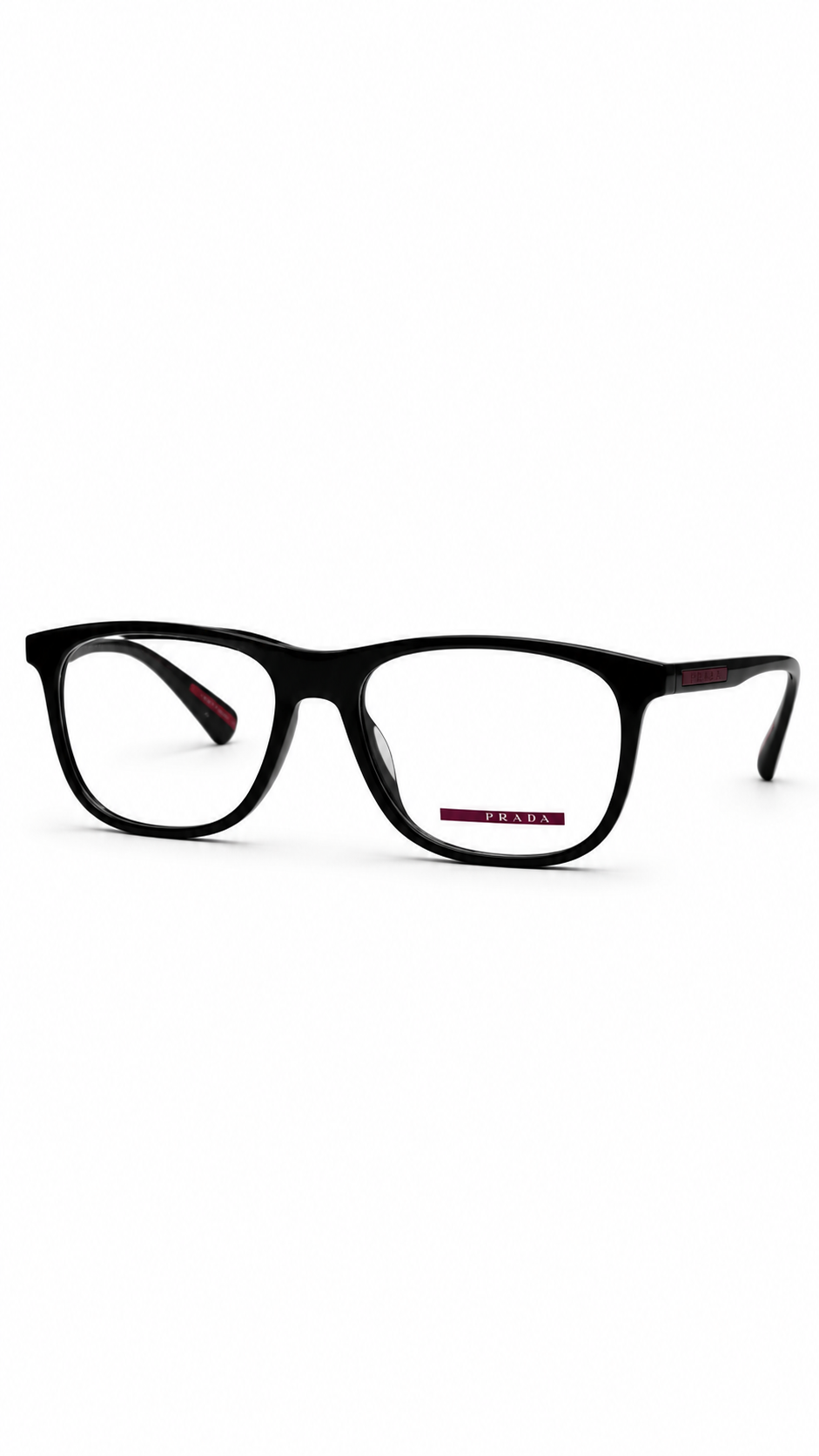 Prada Linea Rossa Classic Black Full-Rim Optical Frame for Men