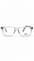 BOSS by Hugo Boss Crystal Clear Rectangular Eyeglass