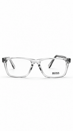 BOSS by Hugo Boss Crystal Clear Rectangular Eyeglass