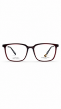 Container Eyewear Crystal Brown Rectangular Eyeglass Frame for Men