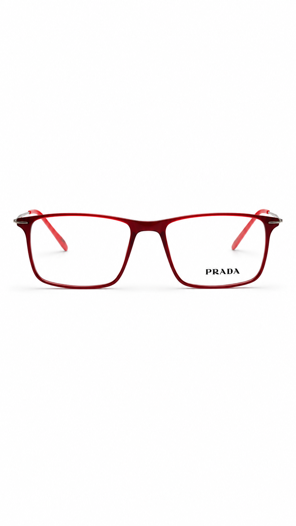 Prada Premium Red Full-Rim Optical Frame