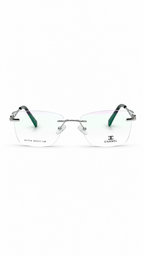 CHANEL Premium Rimless Rectangle Optical Frame