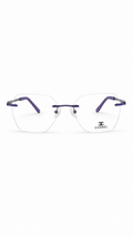 CHANEL Luxury Rimless Hexagonal Optical Frame