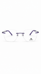 CHANEL Luxury Rimless Hexagonal Optical Frame